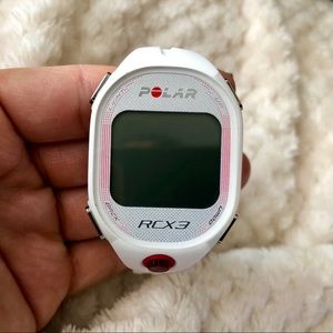 Polar woman’s heart rate watch